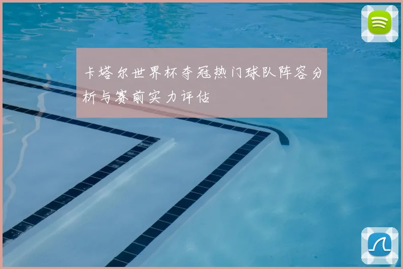 卡塔尔世界杯夺冠热门球队阵容分析与赛前实力评估